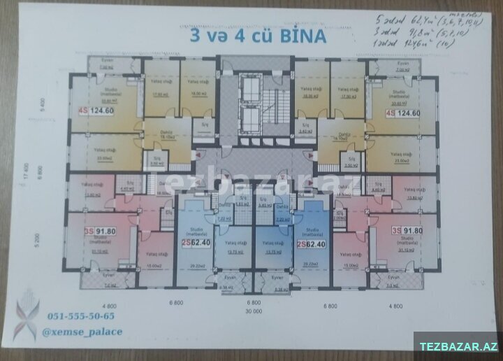 Xəmsə Palas Katlavan mənzillərin satışı Xəmsə Palas Katlavan mənzillərin satışı